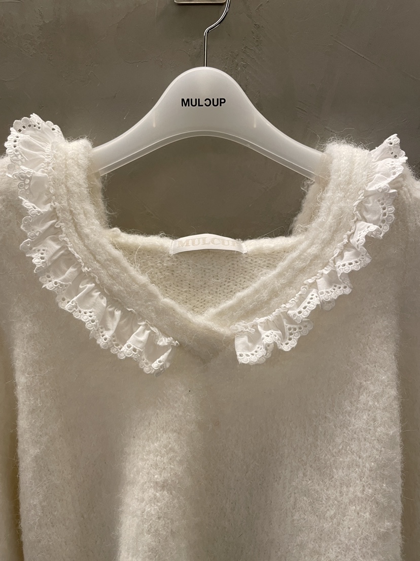 MULCUP東大門㊣代購女裝新品人氣推薦熱賣休閑25秋冬針織衫兜帽MULCUP針織衫