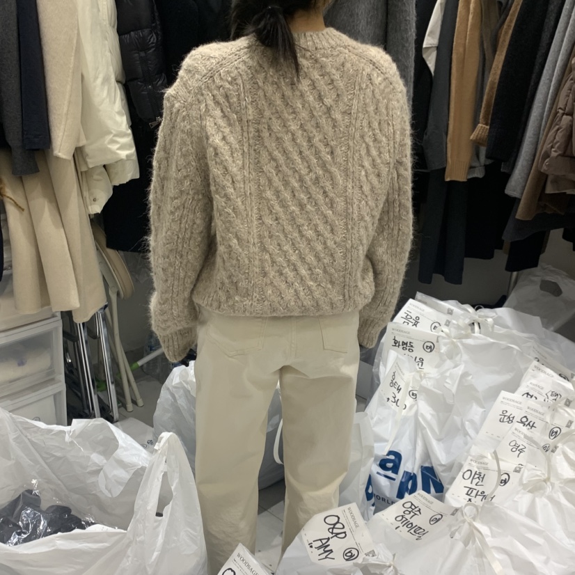 WOOD SAGE韓國直郵㊣女士新款休閑熱賣時尚推薦25秋冬毛衣WOOD SAGE毛衣