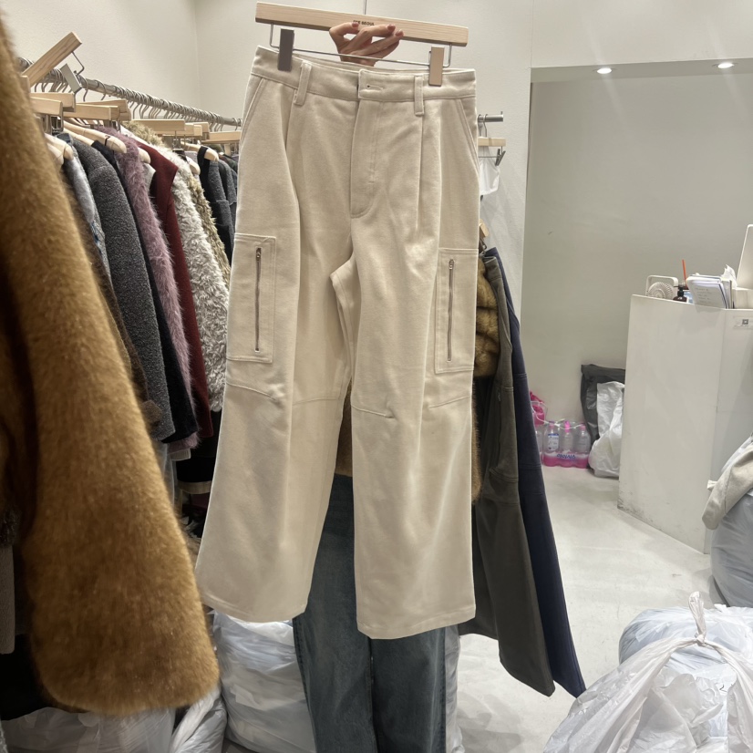 FRE韓國代購㊣女裝新款人氣休閑時尚熱賣25秋冬推薦職業休閑褲FRE休閑褲圖色3