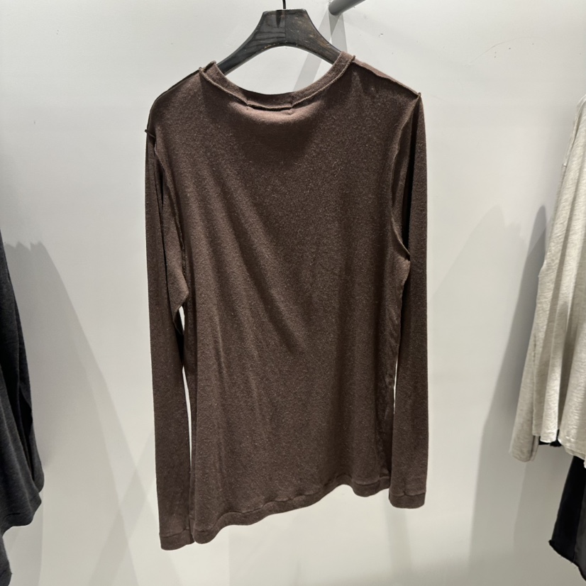 JANE BIRKIN韓國代購㊣女裝新品25秋冬熱賣長袖T恤安哥拉羊絨JANE BIRKIN設計師品牌長袖T恤