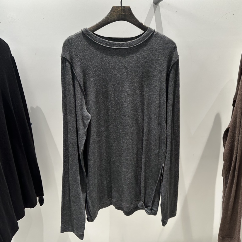 JANE BIRKIN韓國代購㊣女裝新品25秋冬熱賣長袖T恤安哥拉羊絨JANE BIRKIN設計師品牌長袖T恤圖色4