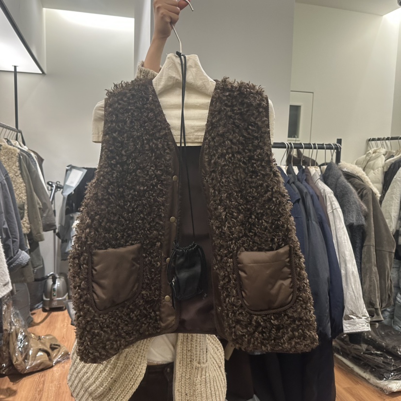 JADEMARKET東大門㊣直郵女士新品熱賣時尚推薦馬甲不含內搭JADE MARKET馬甲圖色2