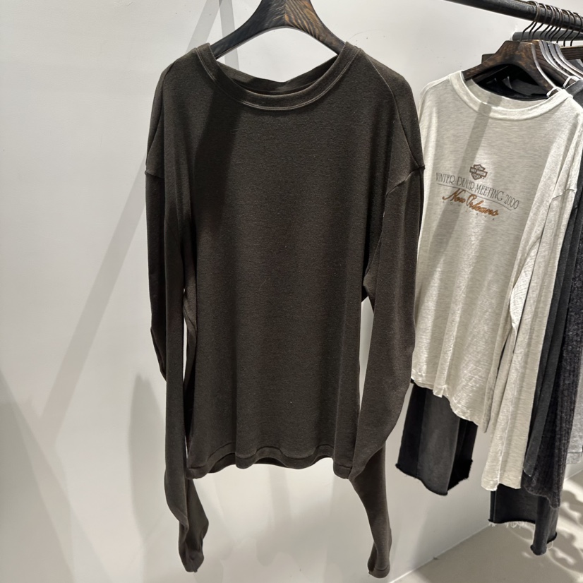 JANE BIRKIN韓國直郵㊣女裝新品熱賣25秋冬休閑時尚長袖T恤JANE BIRKIN設計師品牌長袖T恤