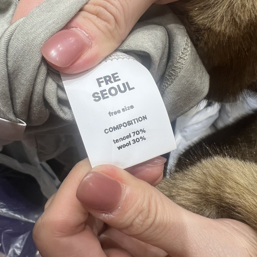 FRE韓國代購㊣女裝新品休閑人氣時尚25秋冬職業熱賣長袖T恤FRE長袖T恤