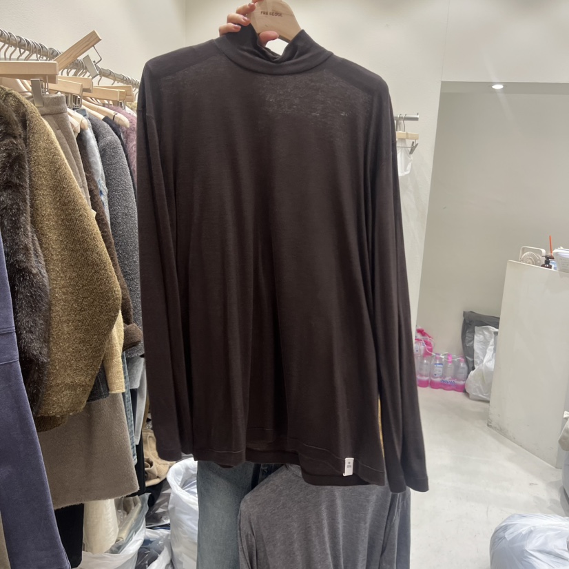 FRE韓國代購㊣女裝新品休閑人氣時尚25秋冬職業熱賣長袖T恤FRE長袖T恤圖色2