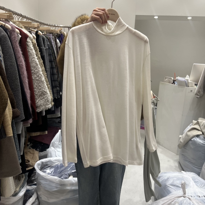 FRE韓國代購㊣女裝新品休閑人氣時尚25秋冬職業熱賣長袖T恤FRE長袖T恤圖色4