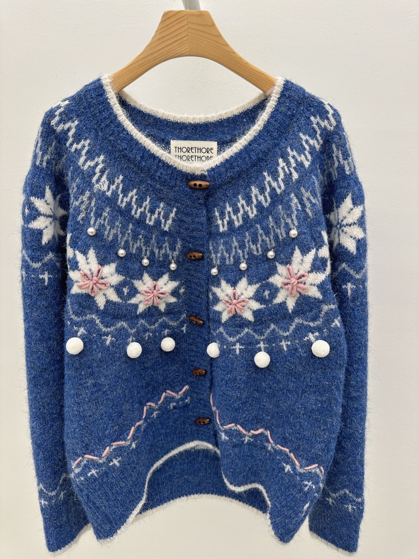 THORE韓國代購㊣女裝新款時尚人氣職業熱賣休閑推薦25秋冬針織衫THORE針織衫圖色2