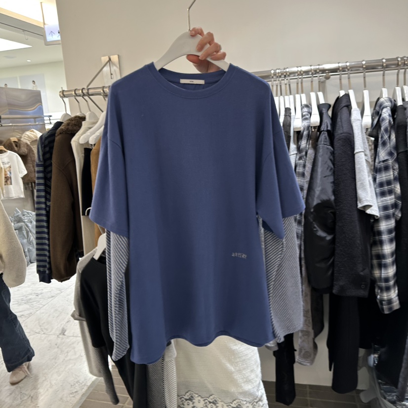 VIVE東大門㊣實拍女裝新款人氣休閑熱賣推薦職業時尚長袖T恤VIVE長袖T恤圖色1