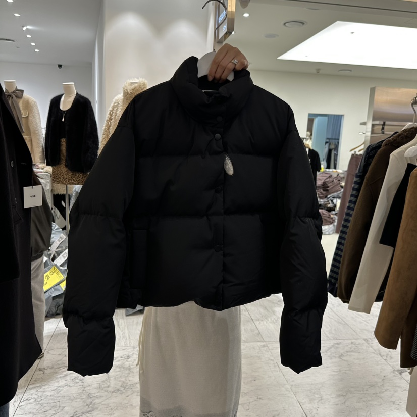 VIVE東大門㊣代購女士新款休閑職業25秋冬人氣短款羽絨服鴨絨VIVE短款羽絨服圖色2