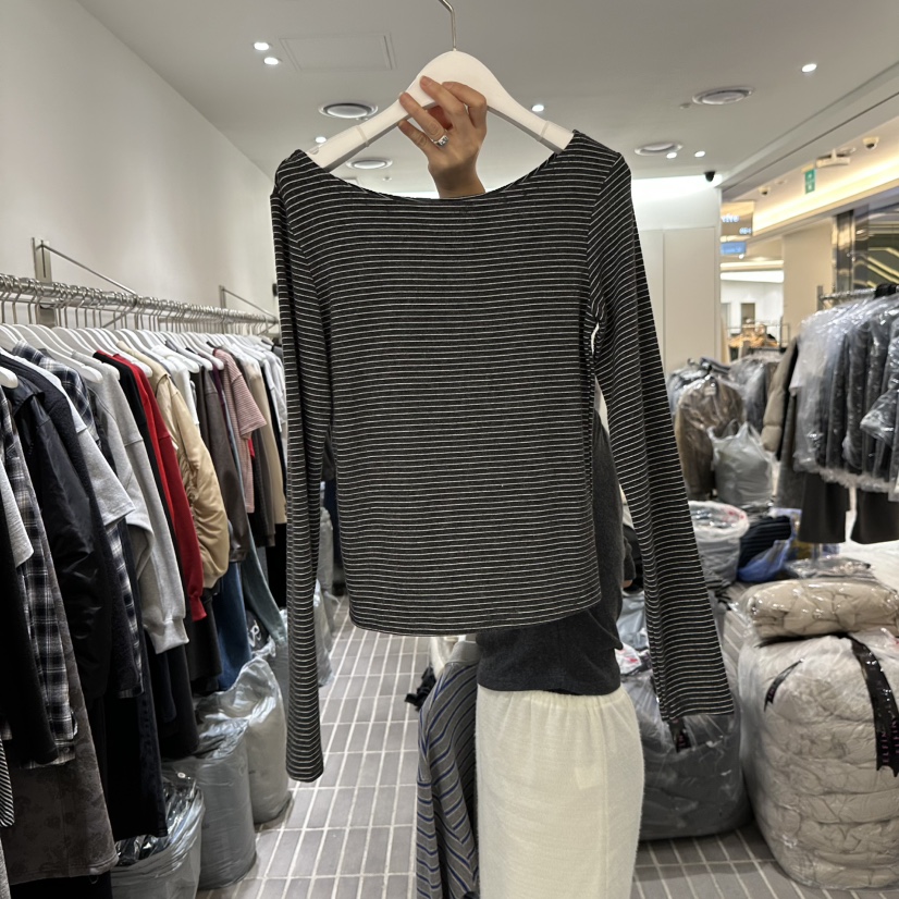 VIVE東大門㊣實拍女士新品推薦時尚25秋冬長袖T恤安哥拉羊毛VIVE長袖T恤