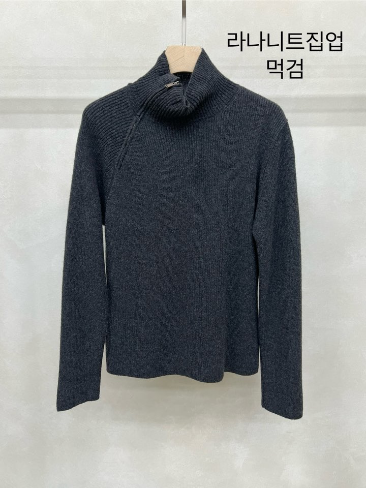 LAKE-A東大門㊣實拍女士新品職業休閑推薦人氣時尚針織衫拉鏈Lake side針織衫圖色4