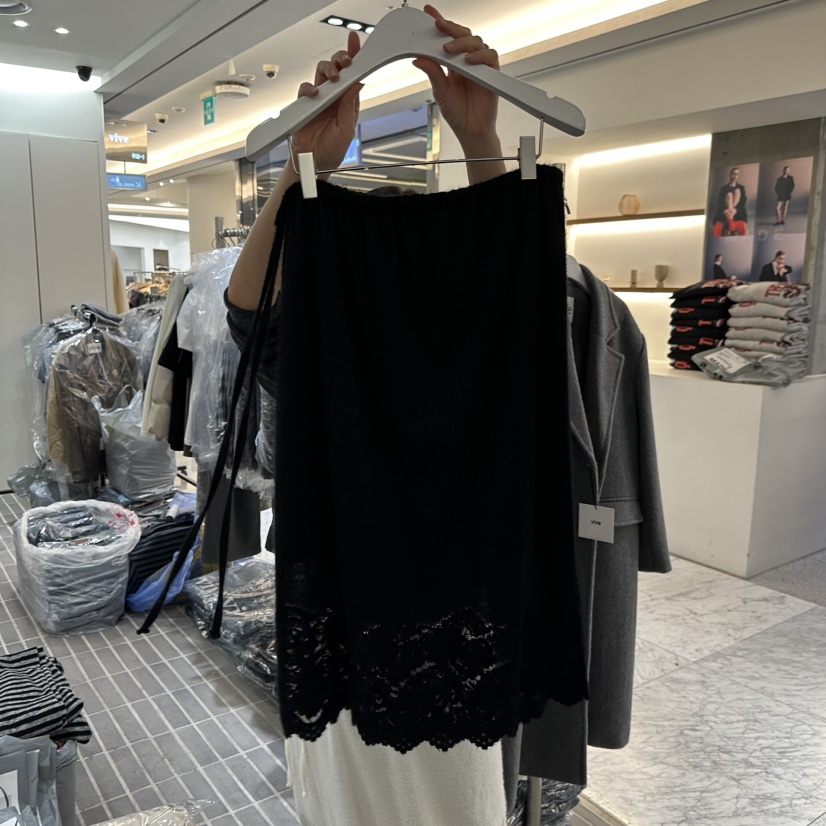 VIVE東大門㊣實拍女士新品熱賣25秋冬休閑推薦半身裙中短裙VIVE半身裙/中短裙