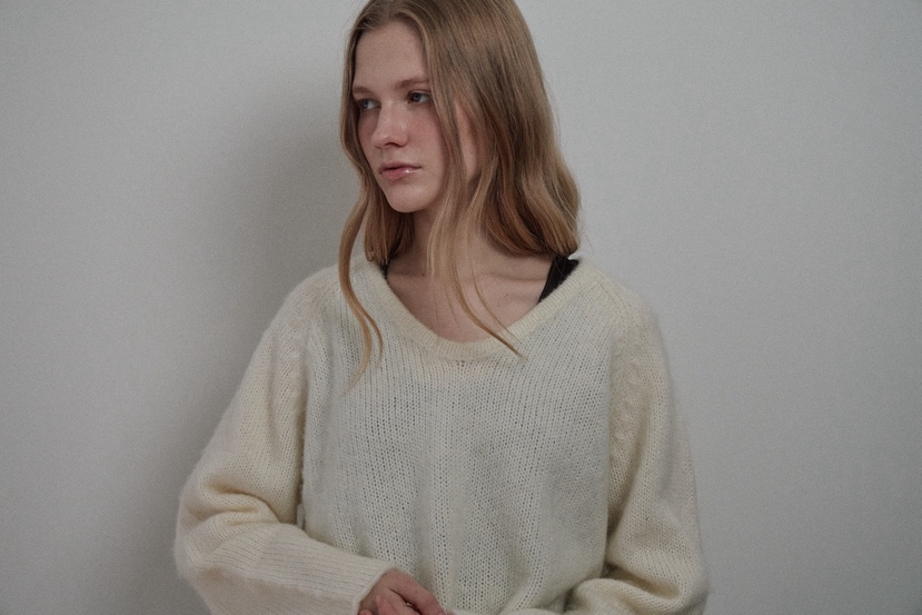 B_GARDER韓國代購㊣女裝新品推薦25秋冬休閑人氣時尚針織衫V領B.GARDER針織衫