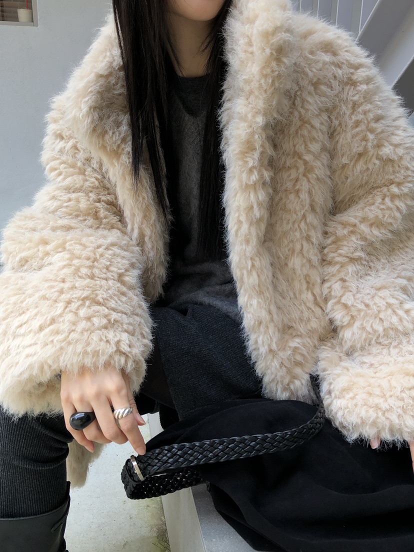 B_GARDER韓國代購㊣女士新款休閑25秋冬推薦時尚熱賣短款大衣B.GARDER短款大衣