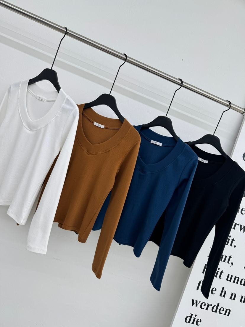 RED-A韓國代購㊣女裝新款推薦25秋冬休閑人氣熱賣時尚長袖T恤RED-A長袖T恤