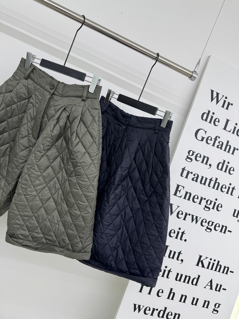 RED-A東大門㊣實拍女士新款25秋冬職業休閑短褲不含腰帶絎縫RED-A短褲