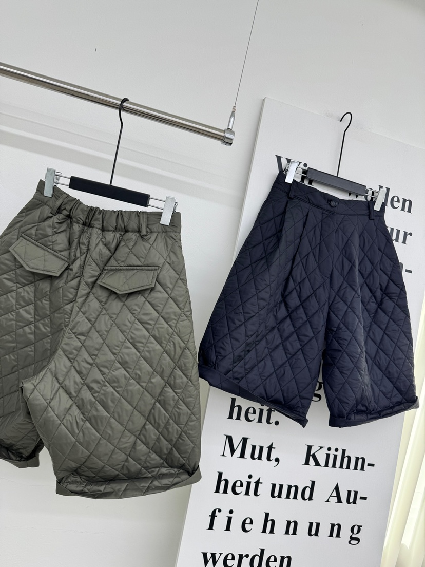 RED-A東大門㊣實拍女士新款25秋冬職業休閑短褲不含腰帶絎縫RED-A短褲