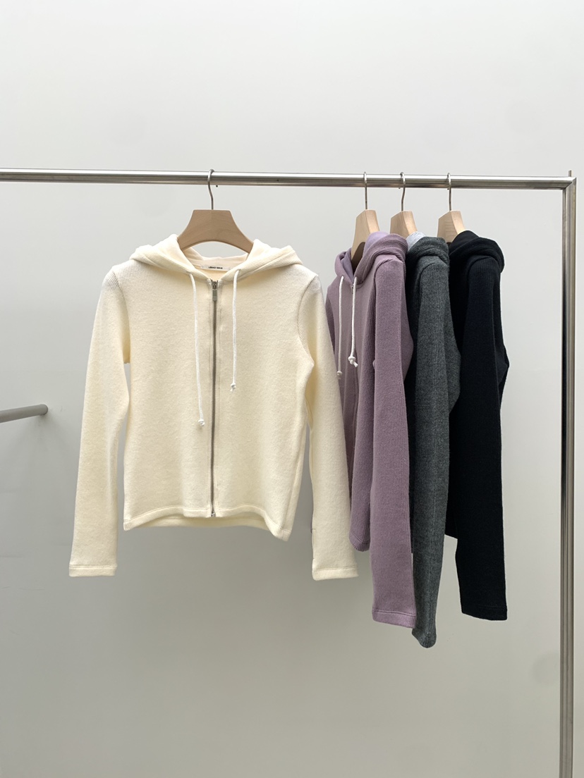 LEGACY BONE東大門㊣直郵女士新品25秋冬衛衣連帽拉鏈衫羊毛LEGACY BONE衛衣