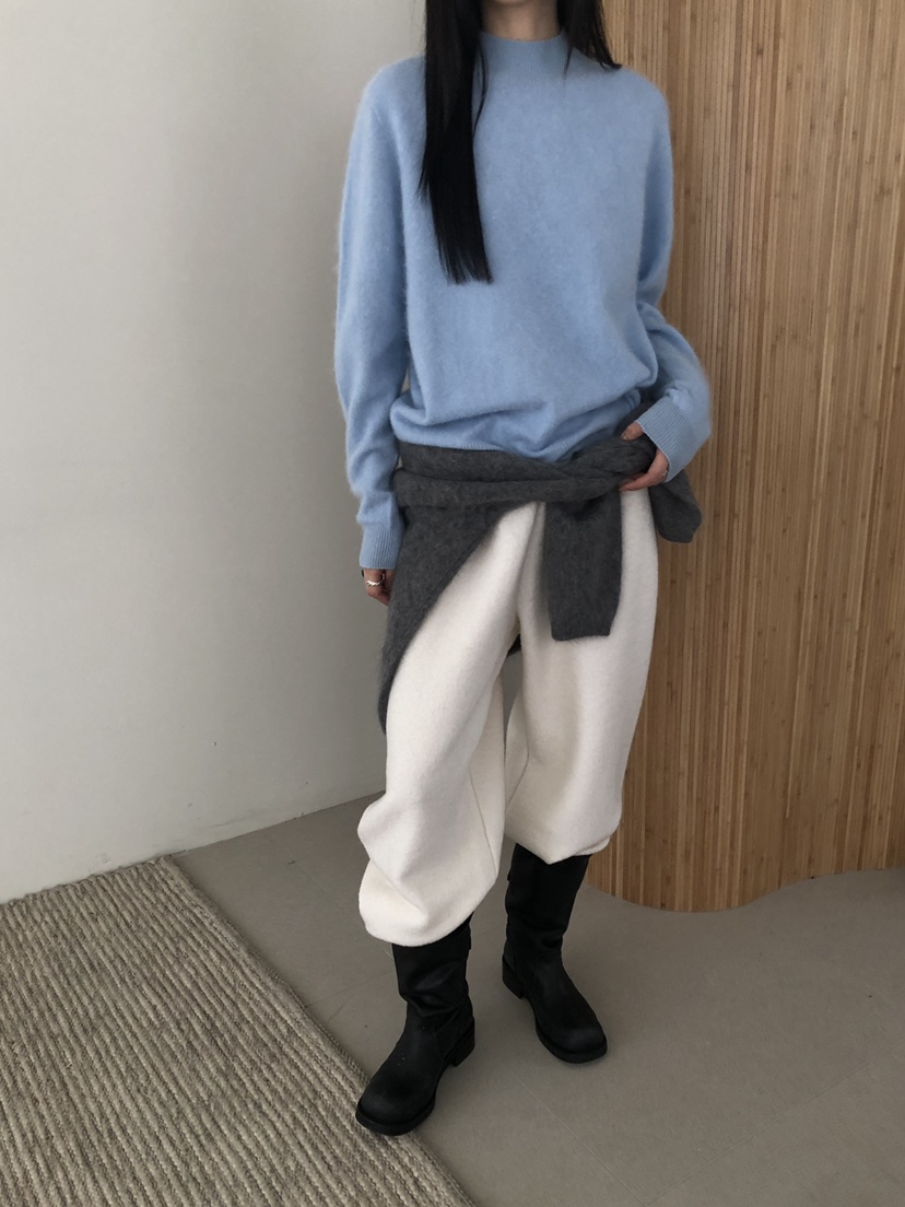 B_GARDER東大門㊣直郵女士新品人氣推薦熱賣25秋冬休閑針織衫B.GARDER針織衫