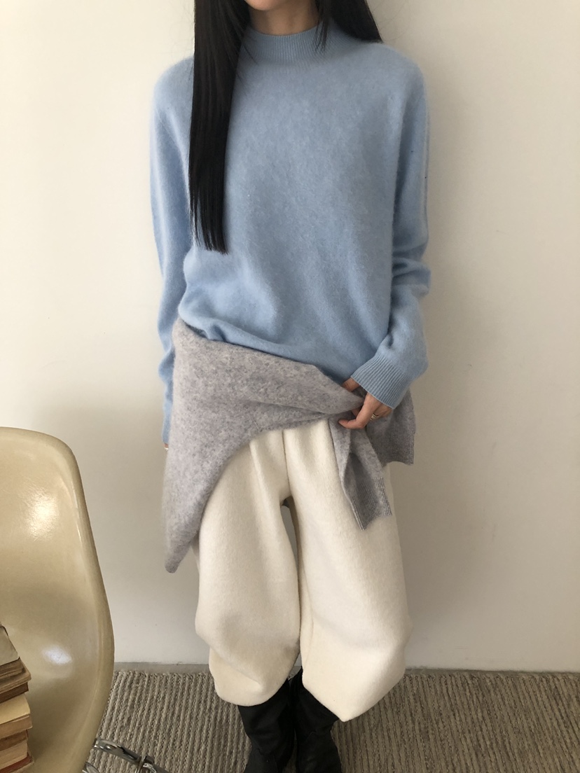 B_GARDER東大門㊣直郵女士新品人氣推薦熱賣25秋冬休閑針織衫B.GARDER針織衫