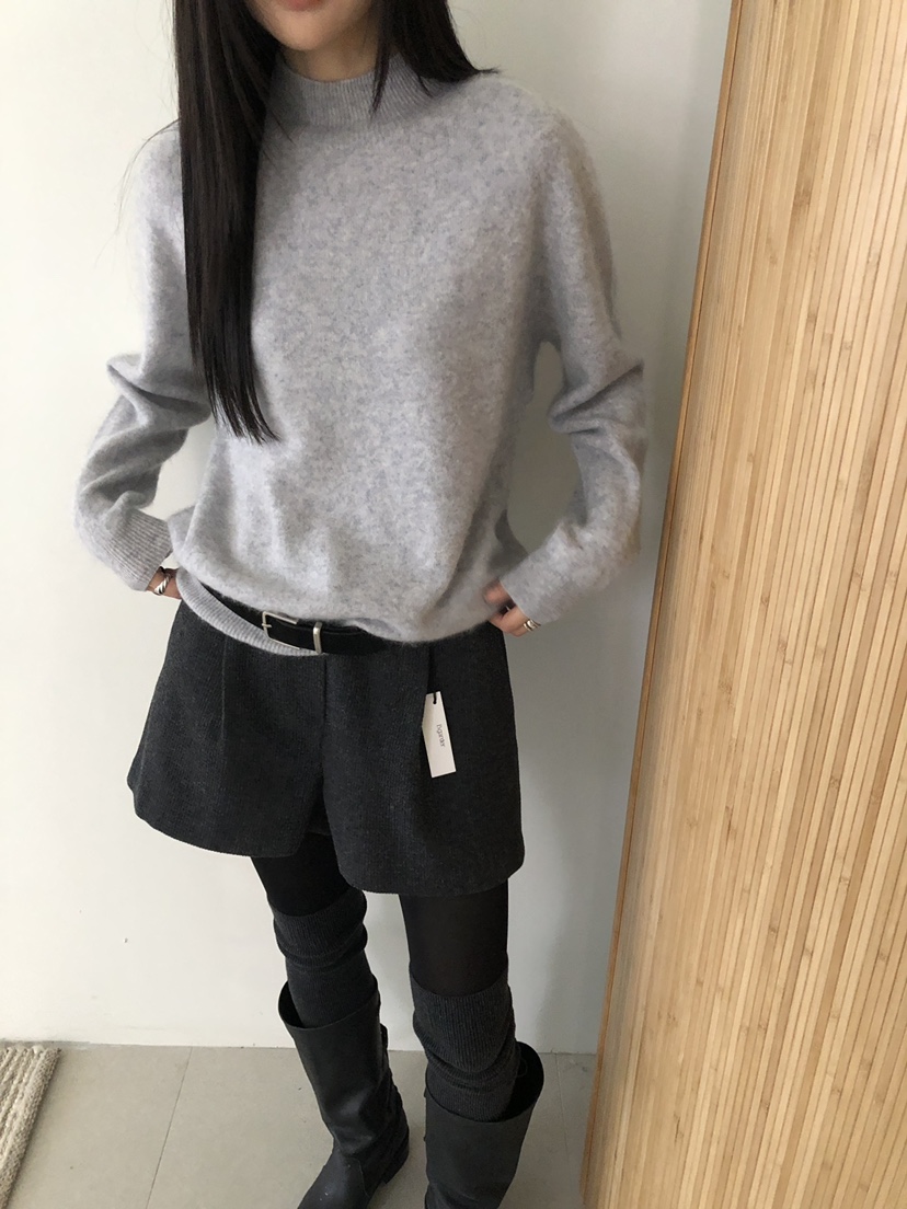 B_GARDER東大門㊣直郵女士新品人氣推薦熱賣25秋冬休閑針織衫B.GARDER針織衫