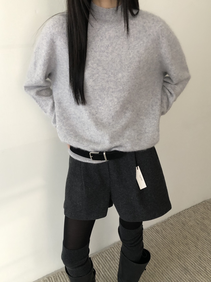 B_GARDER東大門㊣直郵女士新品人氣推薦熱賣25秋冬休閑針織衫B.GARDER針織衫