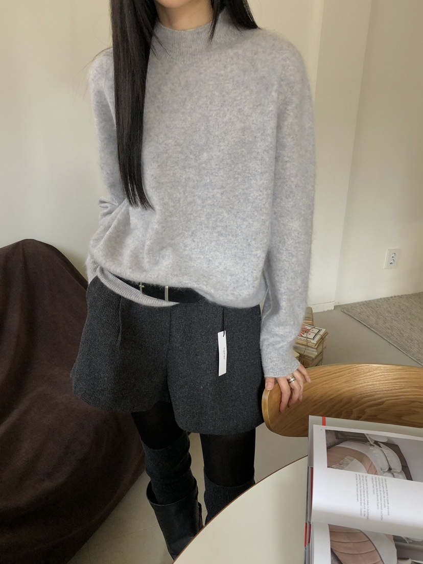 B_GARDER東大門㊣直郵女士新品人氣推薦熱賣25秋冬休閑針織衫B.GARDER針織衫