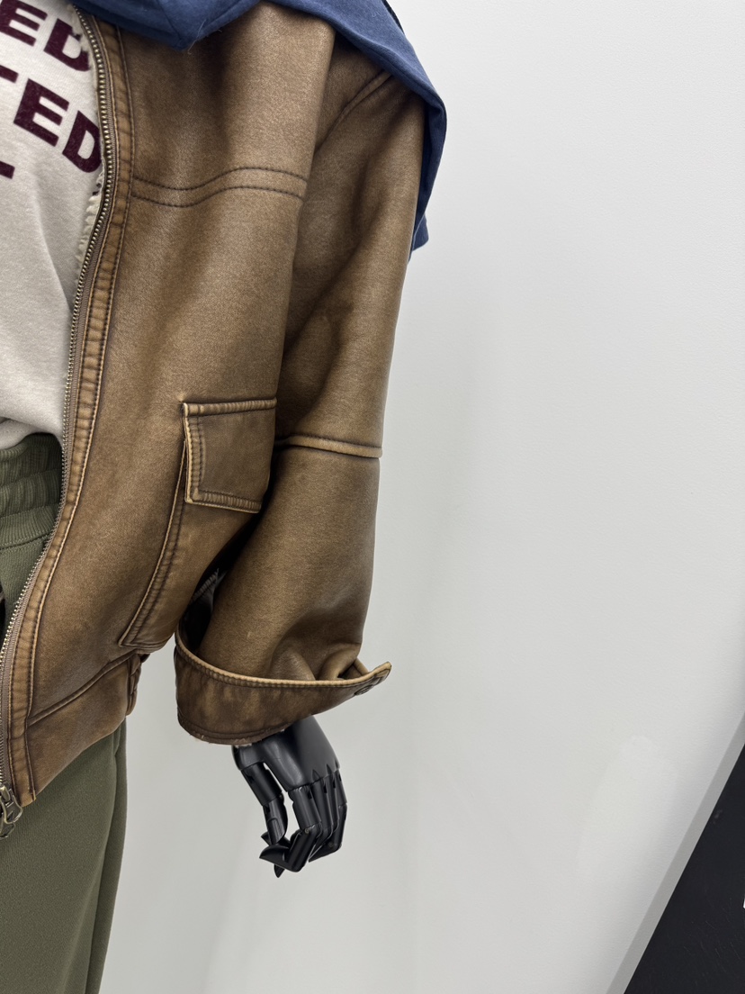 RED-A東大門㊣直郵女裝新品人氣職業推薦25秋冬熱賣夾克復古RED-A夾克