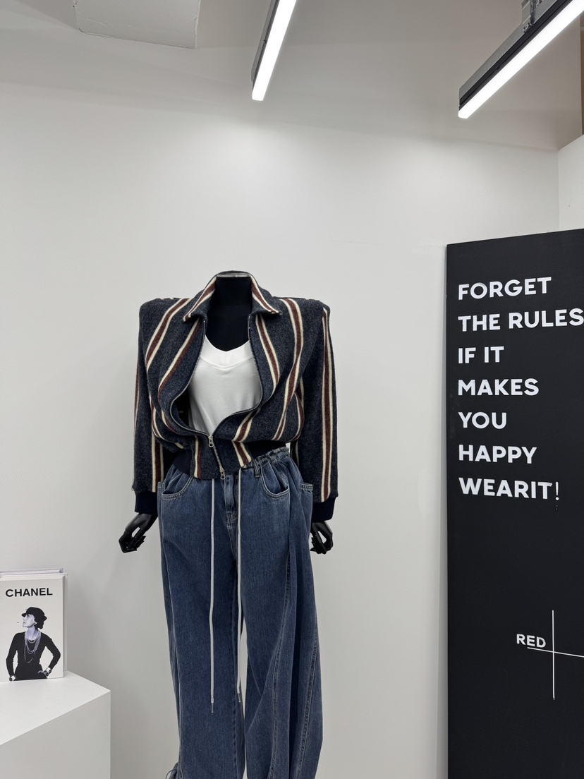 RED-A韓國代購㊣女士新款熱賣休閑推薦人氣25秋冬夾克拉鏈RED-A夾克