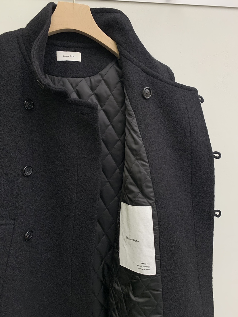 LEGACY BONE東大門㊣實拍女裝新品休閑職業時尚中長款大衣LEGACY BONE中長款大衣