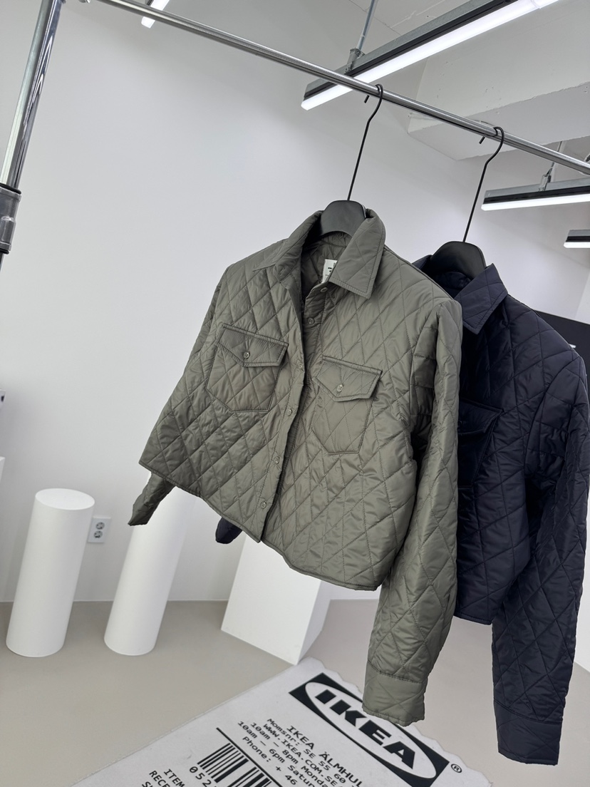 RED-A韓國代購㊣女裝新品休閑人氣時尚推薦25秋冬夾克絎縫RED-A夾克