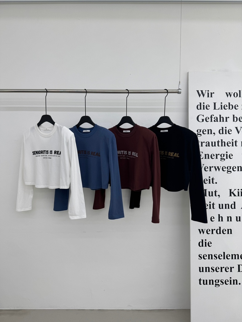 RED-A韓國代購㊣女裝新款休閑職業時尚25秋冬熱賣人氣長袖T恤RED-A長袖T恤