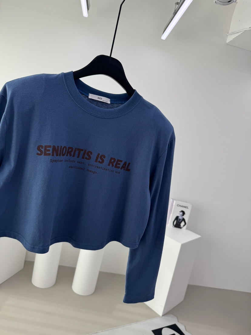 RED-A韓國代購㊣女裝新款休閑職業時尚25秋冬熱賣人氣長袖T恤RED-A長袖T恤圖色2