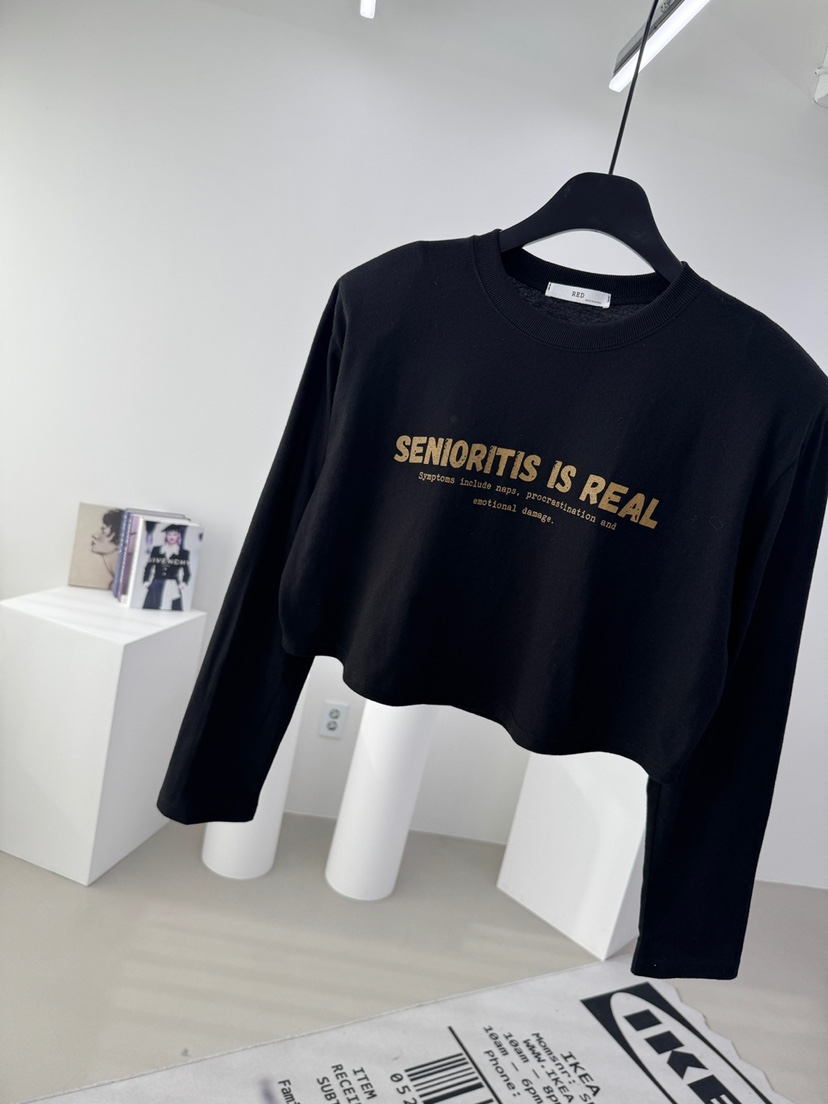 RED-A韓國代購㊣女裝新款休閑職業時尚25秋冬熱賣人氣長袖T恤RED-A長袖T恤圖色4