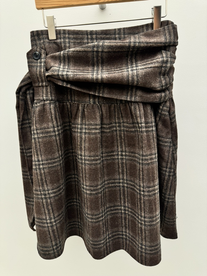 THORE東大門㊣代購女裝新款休閑職業時尚熱賣推薦人氣25秋冬短裙THORE短裙圖色1