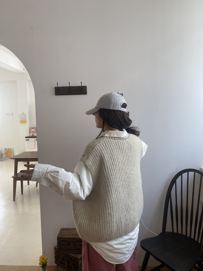 YESFREE東大門㊣代購女裝新款推薦熱賣職業人氣休閑25秋冬馬甲YESFREE馬甲