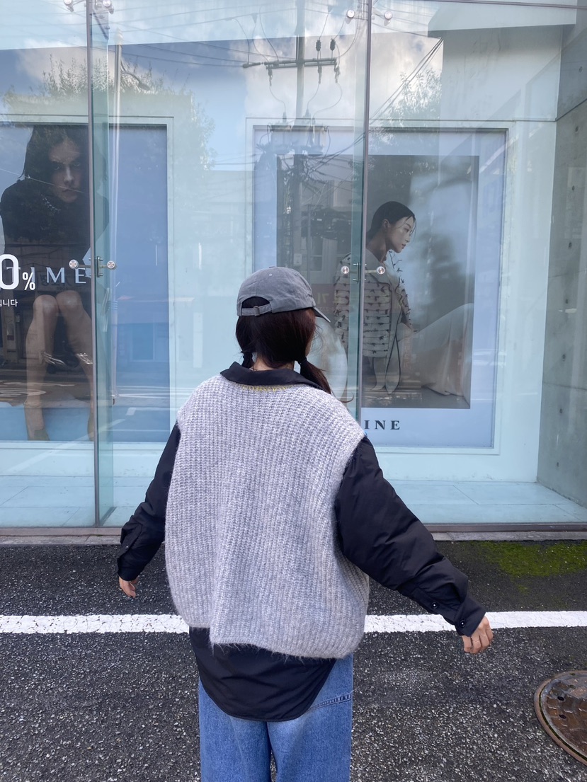 YESFREE東大門㊣代購女裝新款推薦熱賣職業人氣休閑25秋冬馬甲YESFREE馬甲