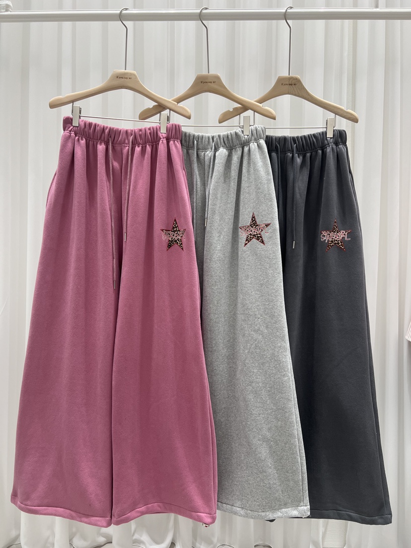 IF YOU SAY SO韓國直郵㊣女裝新款25秋冬推薦休閑褲加絨IF YOU SAY SO休閑褲