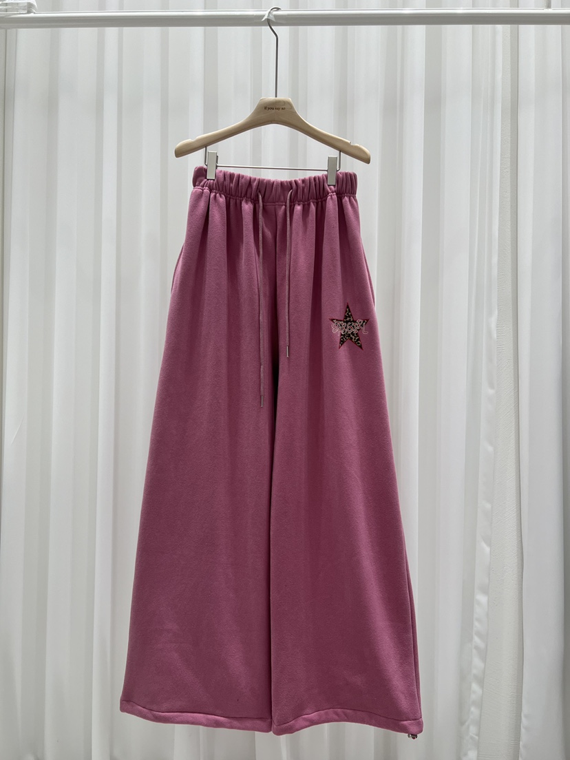 IF YOU SAY SO韓國直郵㊣女裝新款25秋冬推薦休閑褲加絨IF YOU SAY SO休閑褲圖色1