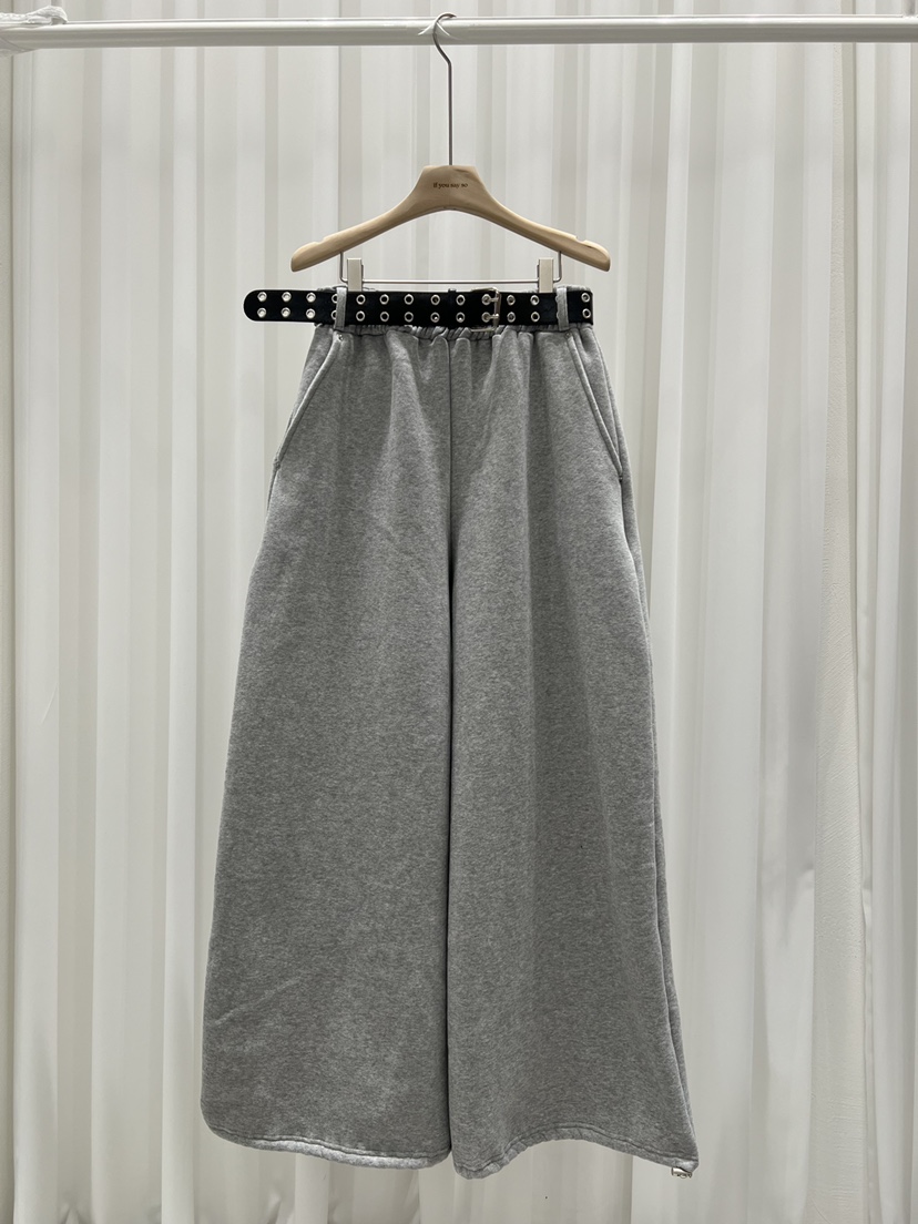 IF YOU SAY SO東大門㊣實拍女士新品職業休閑褲含腰帶加絨IF YOU SAY SO休閑褲圖色1