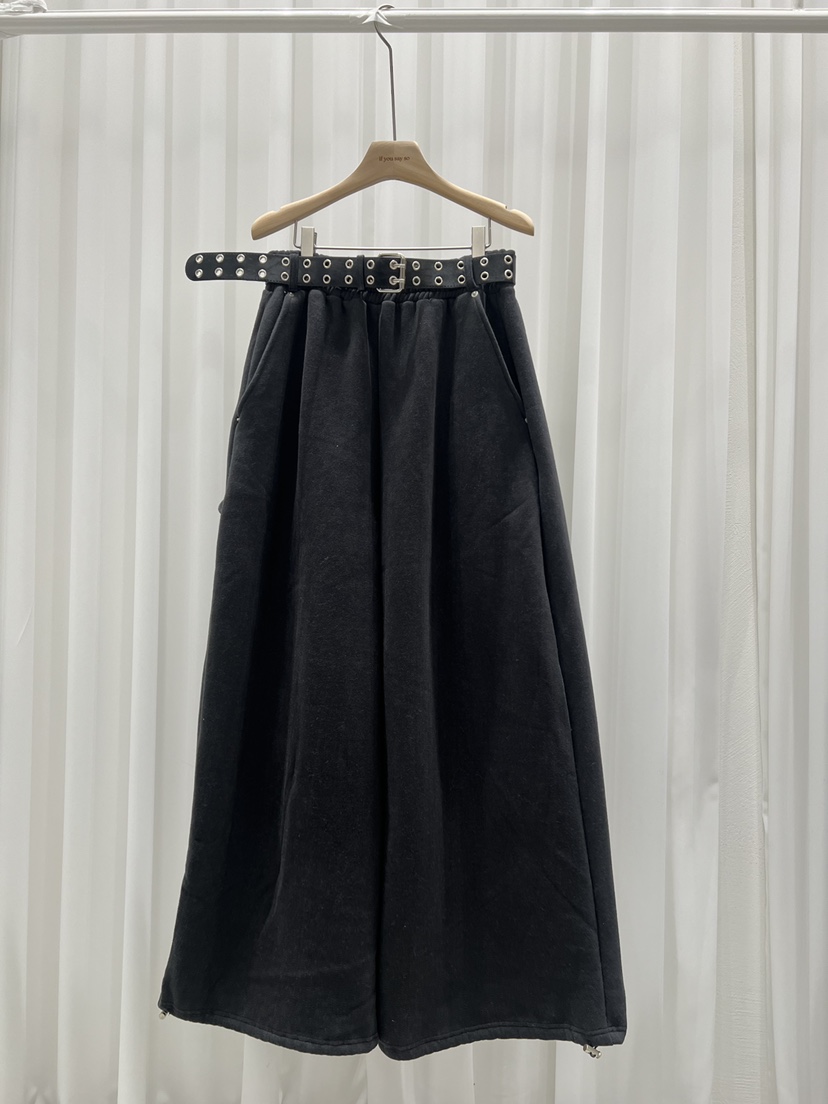 IF YOU SAY SO東大門㊣實拍女士新品職業休閑褲含腰帶加絨IF YOU SAY SO休閑褲圖色2