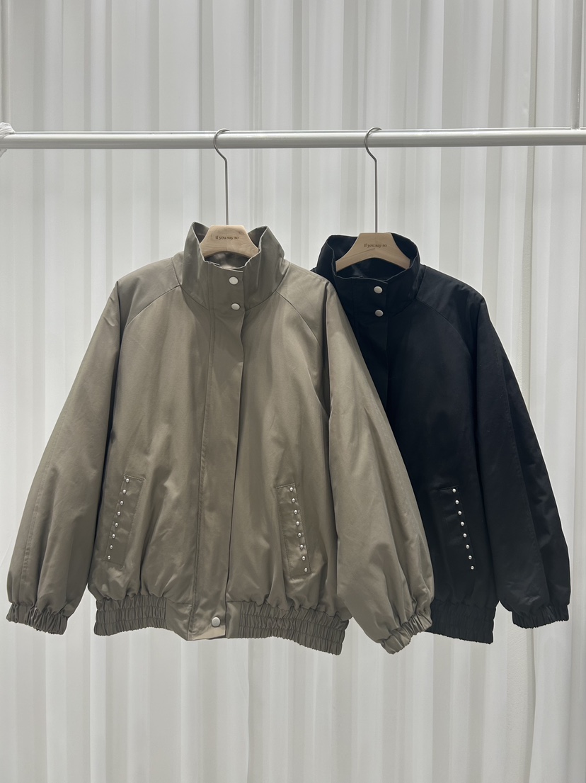 IF YOU SAY SO韓國代購㊣女裝新款休閑時尚熱賣推薦夾克棉IF YOU SAY SO夾克