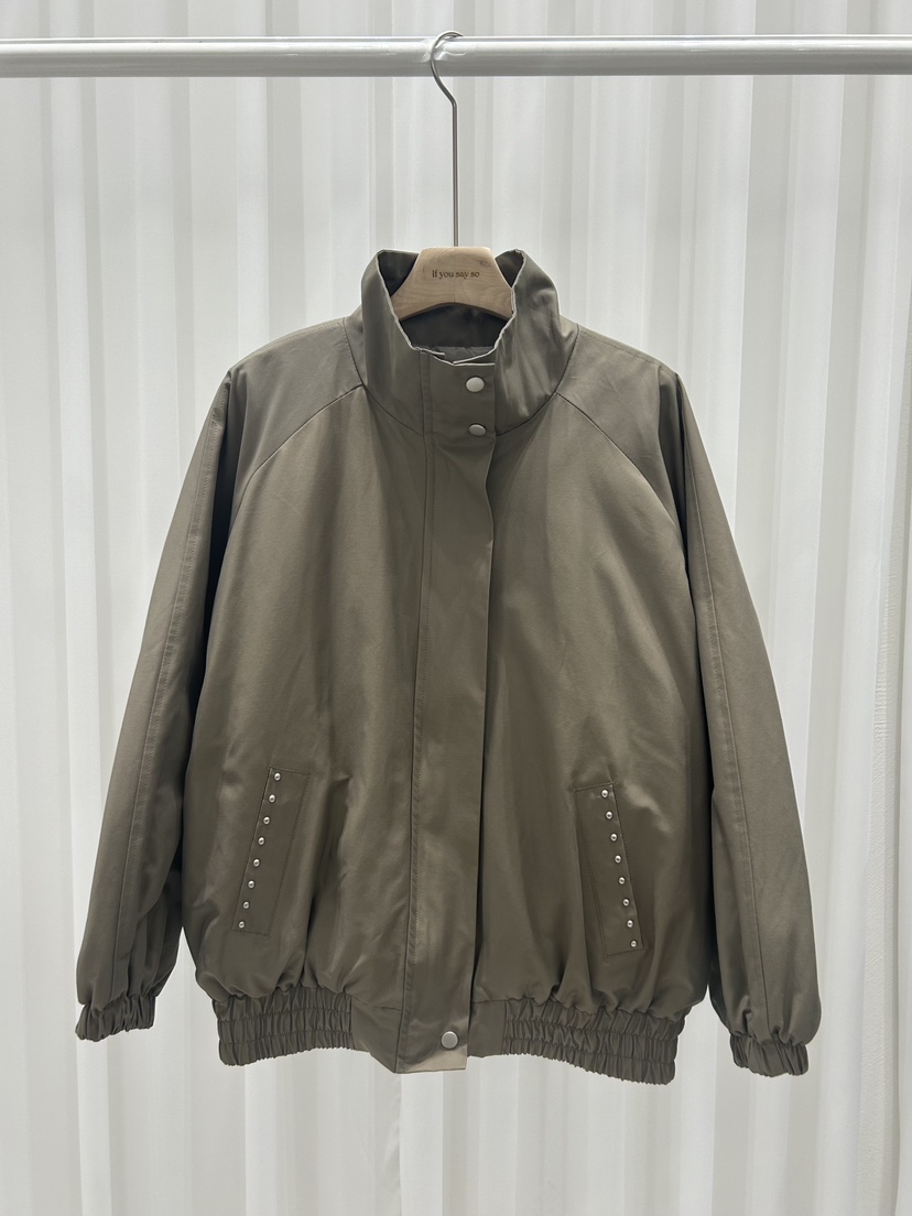IF YOU SAY SO韓國代購㊣女裝新款休閑時尚熱賣推薦夾克棉IF YOU SAY SO夾克圖色1