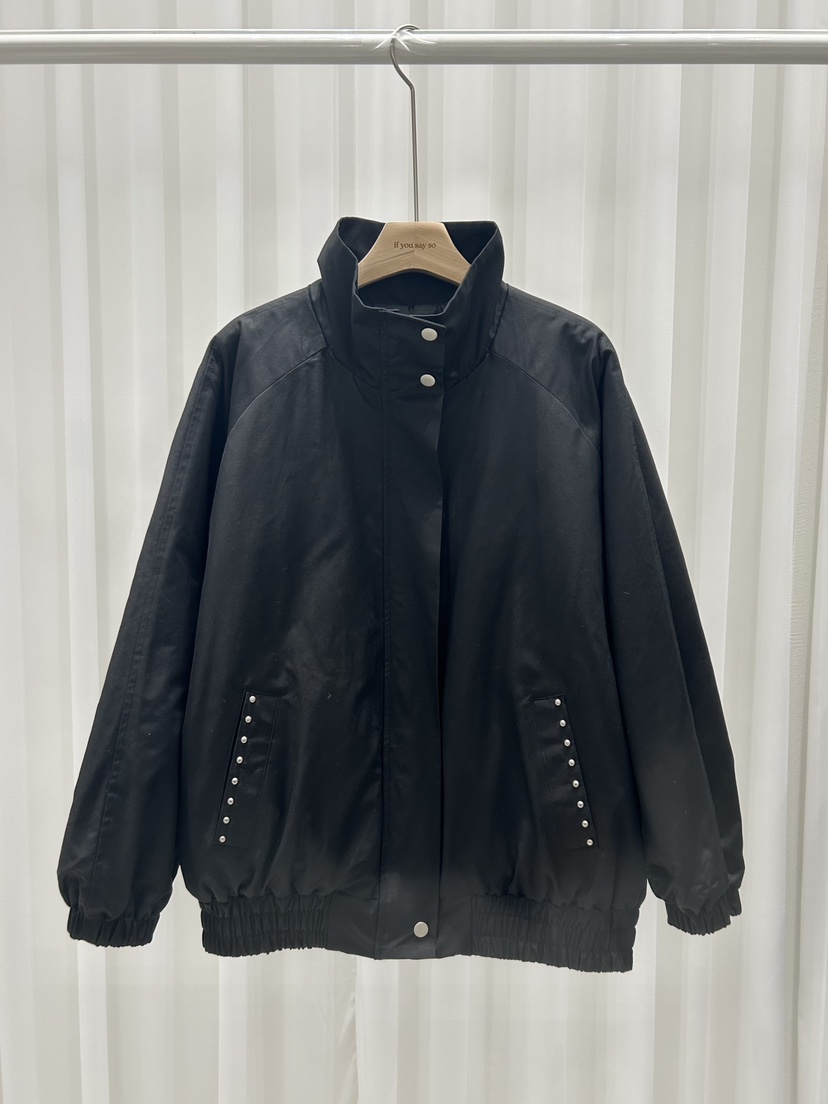IF YOU SAY SO韓國代購㊣女裝新款休閑時尚熱賣推薦夾克棉IF YOU SAY SO夾克圖色2