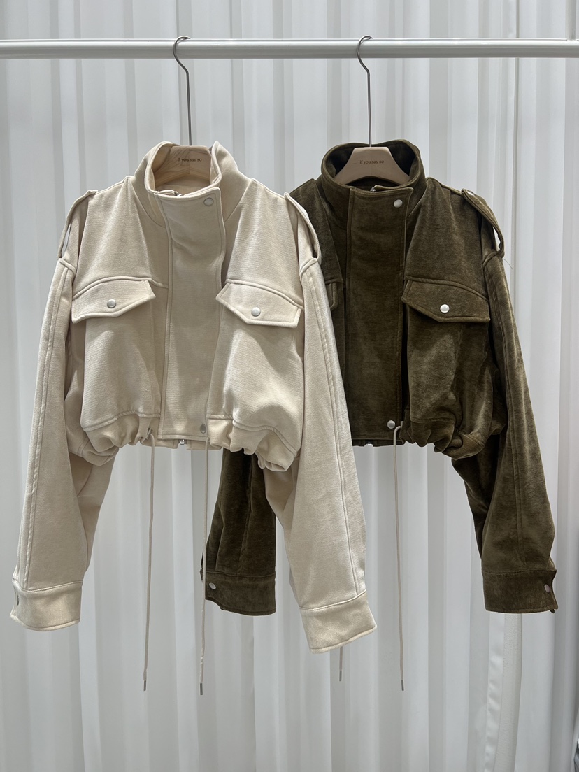 IF YOU SAY SO東大門㊣代購女裝新款熱賣25秋冬休閑夾克IF YOU SAY SO夾克