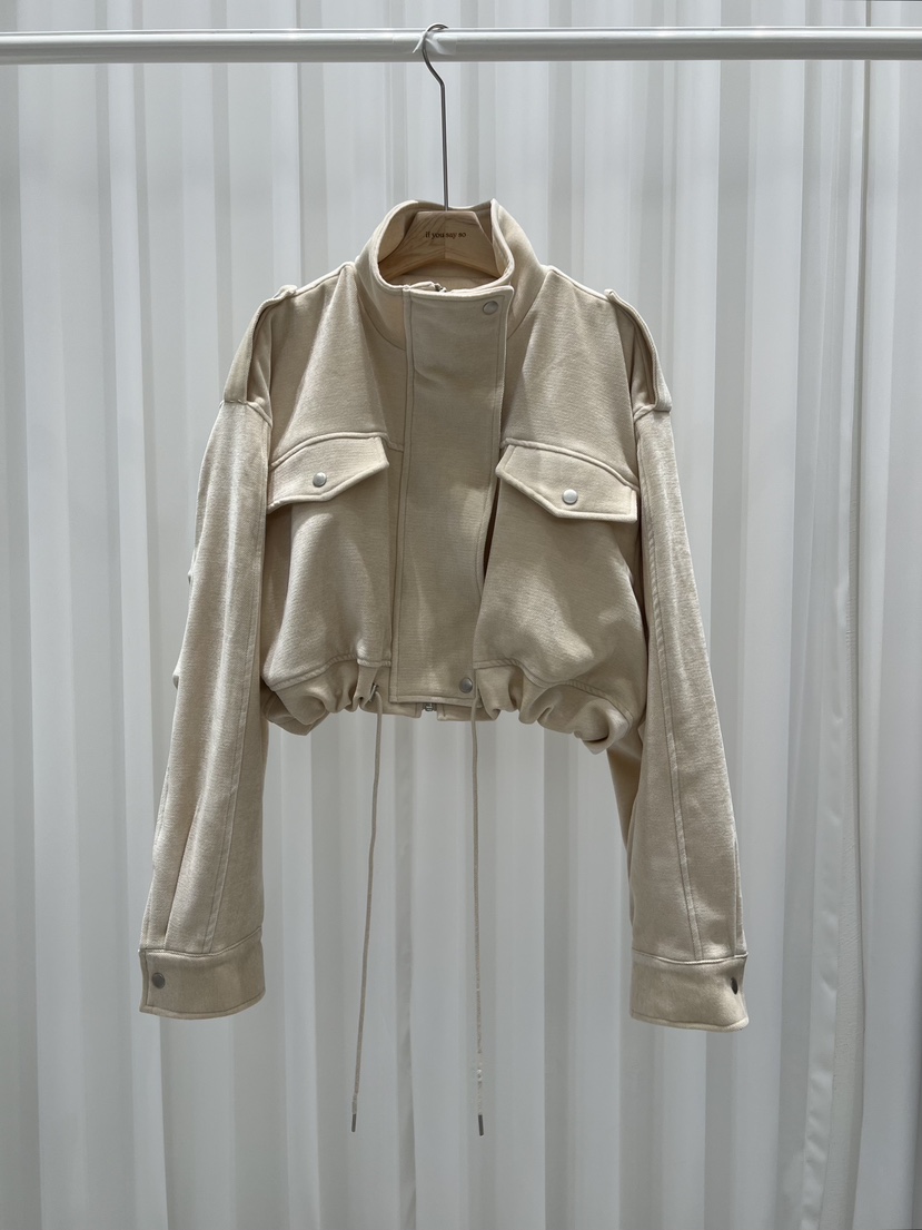 IF YOU SAY SO東大門㊣代購女裝新款熱賣25秋冬休閑夾克IF YOU SAY SO夾克圖色1