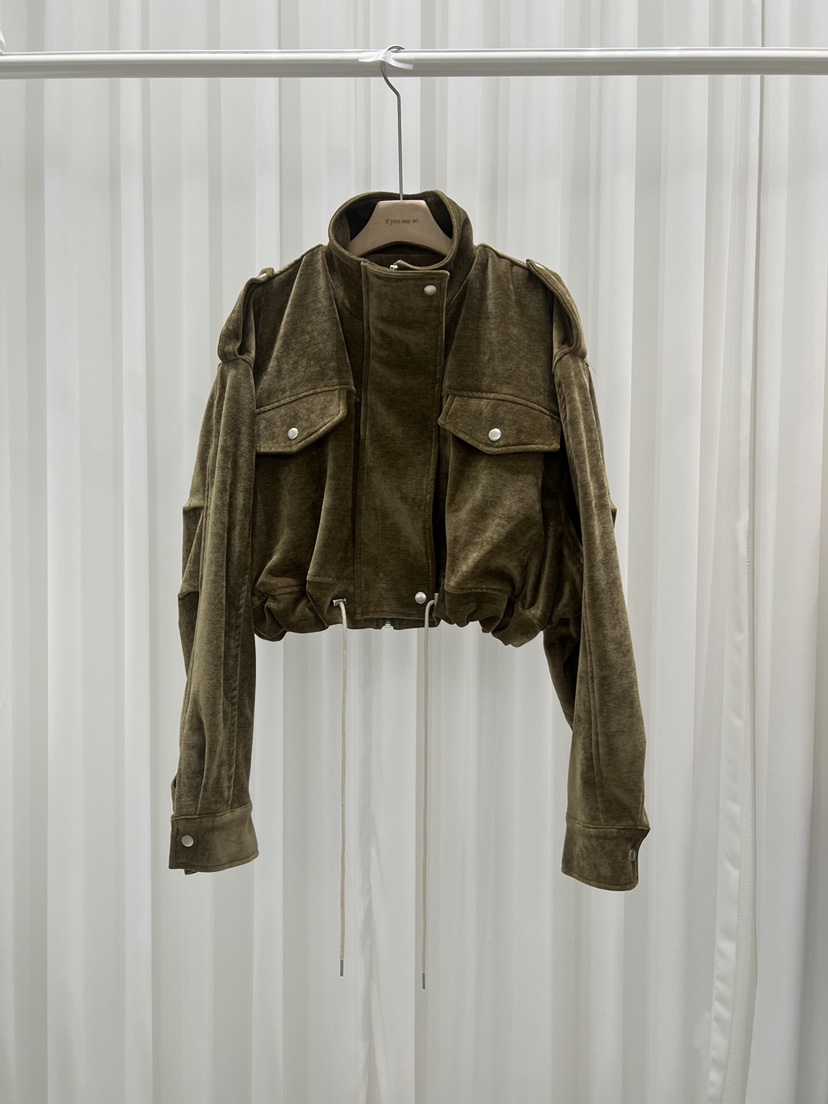 IF YOU SAY SO東大門㊣代購女裝新款熱賣25秋冬休閑夾克IF YOU SAY SO夾克圖色2