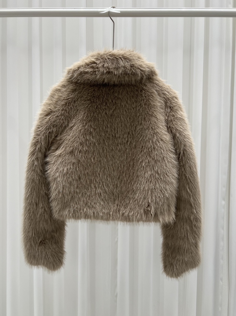 IF YOU SAY SO東大門㊣直郵女裝新款熱賣25秋冬短款大衣IF YOU SAY SO短款大衣