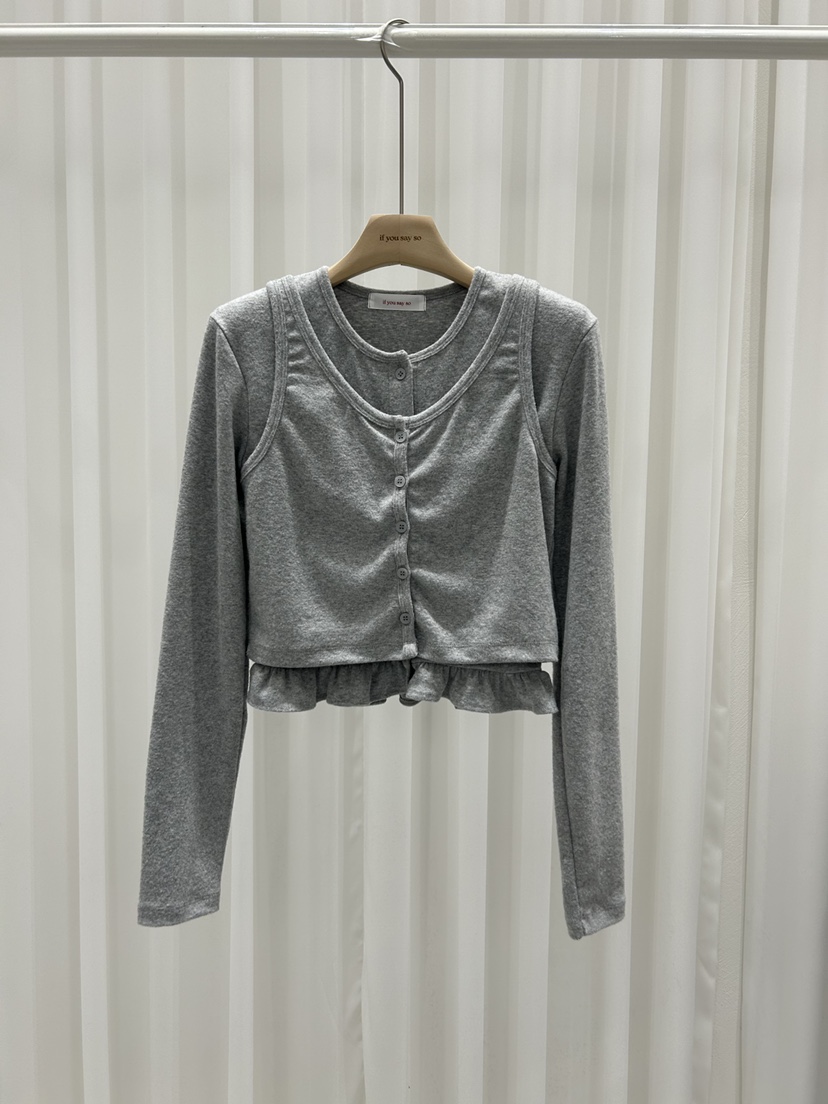 IF YOU SAY SO東大門㊣代購女士新款人氣熱賣套裝兩件套IF YOU SAY SO套裝圖色1