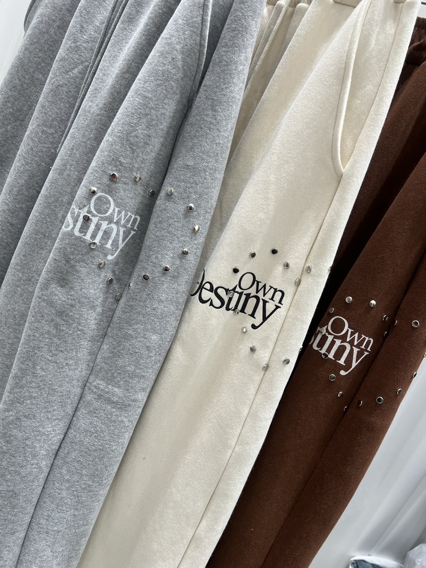 IF YOU SAY SO東大門㊣代購女士新品人氣休閑褲加絨羊毛IF YOU SAY SO休閑褲